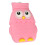 Eulenförmige Silikon-Wärmflasche 400ml Pink 5