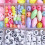 DIY-Perlen-Set - 260 g, 19x13x1,9 cm, bunte Perlen 3