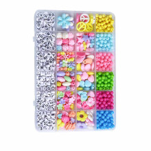 DIY-Perlen-Set - 260 g, 19x13x1,9 cm, bunte Perlen