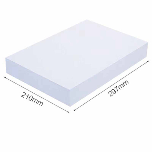 100 Sheets A4 Printer Paper Anti Static Double Sided Thickened Bright Computer Paper for Business Office Work A4 2
