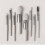 Make-up-Pinsel-Set, 8 Stück, 15  10  1,4 cm Natur 5