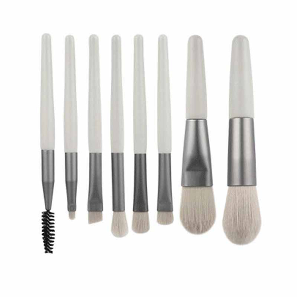 Makeup Brushes Set 8 Pcs Compact Portable Environmentally Friendly Makeup Brushes for Travel