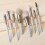 Make-up-Pinsel-Set, 8 Stück, 15  10  1,4 cm Natur 8