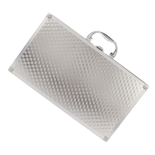 Multifunction Storage Box Large Capacity Buckle Closure Aluminum Tools Organize Case 2