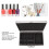 Multifunction Storage Box Large Capacity Buckle Closure Aluminum Tools Organize Case 8