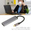 USB-C-Dockingstation PD100W USB 3.1 USB 2.0 3,5 mm 8