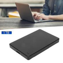 2,5-Zoll USB 3.0 Externe Festplatte 1 TB Schwarz Ultra-dünn
