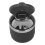 Grau Auto-Aschenbecher LED mit Deckel CR1220 40mAh 6.6oz 15