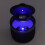 Grau Auto-Aschenbecher LED mit Deckel CR1220 40mAh 6.6oz 10