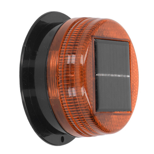 Solarwarnleuchte mit Blinklicht 1800 mAh 8 LED-Perlen 2