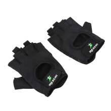 Workout Gloves Breathable Antiskid Weight Lifting Gloves Lightweight Palm Protection Half Finger Fitness Gloves for Women XG31 Black S