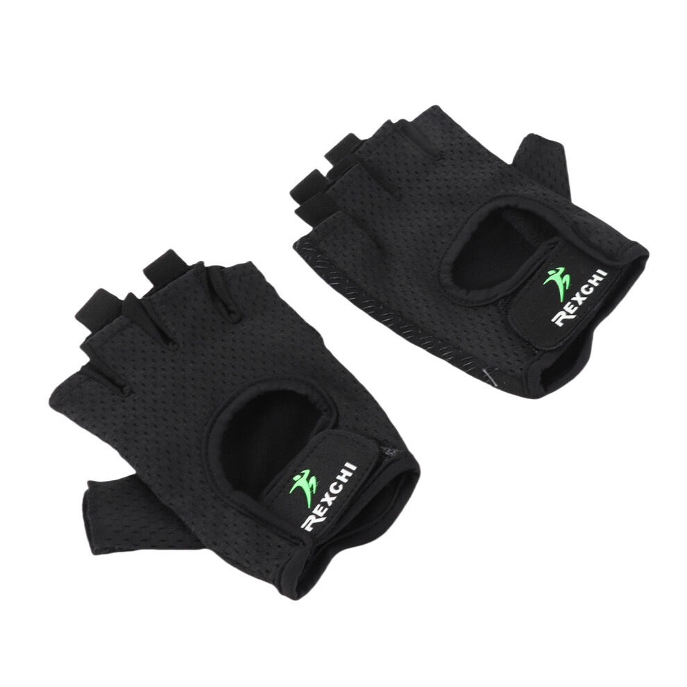 Workout Gloves Breathable Antiskid Weight Lifting Gloves Lightweight Palm Protection Half Finger Fitness Gloves For Women Xg31 S Black