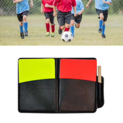 Fußball-Schiedsrichter-Karten-Set Rot Gelb 100 g Papier 2