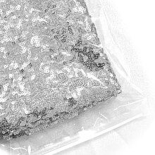 Tischdecke 150g Silber 30x300cm Gold Pailletten