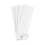 4Pcs Cake Scraper Durable Eco Friendly Plastic 8 Styles Hanging Hook Design Cake Smoother for Baking DIY White 2