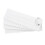 4Pcs Cake Scraper Durable Eco Friendly Plastic 8 Styles Hanging Hook Design Cake Smoother for Baking DIY White 11