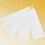 4Pcs Cake Scraper Durable Eco Friendly Plastic 8 Styles Hanging Hook Design Cake Smoother for Baking DIY White 12