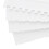 4Pcs Cake Scraper Durable Eco Friendly Plastic 8 Styles Hanging Hook Design Cake Smoother for Baking DIY White 6