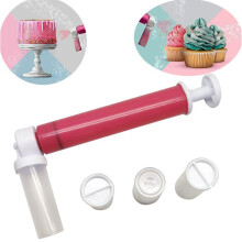 Aerógrafo manual para pasteles con 4 botellas para decoración de pasteles y arte de repostería DIY