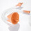 Eulenförmiger Nasensauger für Babys 21x3.2 cm orange 14
