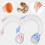 Eulenförmiger Nasensauger für Babys 21x3.2 cm orange 3