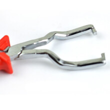 Alicates para la línea de combustible 225x39mm, 45# acero, Rojo y Plateado