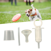 Pet Feeding Syringe Soft Tip Small Portable Silicone Pet Liquid Feeding Kit for Nursing Puppies Kittens