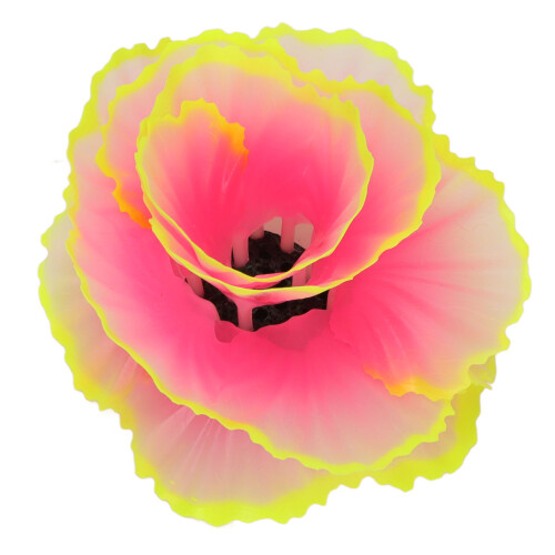 Rosa simulación lechuga coral - caucho de silicona 1