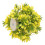 Bola de césped artificial para acuario de plástico amarillo. 10