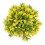 Bola de césped artificial para acuario de plástico amarillo. 8