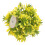 Bola de césped artificial para acuario de plástico amarillo. 14
