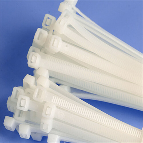 1000 Stück weiße Nylon-Kabelbinder 1,8 mm Dicke