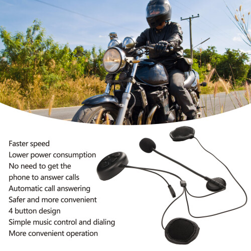 DK11 Auriculares Bluetooth para casco compacto 450 mAh negro 2