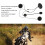 DK11 Auriculares Bluetooth para casco compacto 450 mAh negro 4