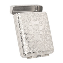Retro Zigarettenetui 16 Stück 69x23x99mm Silber