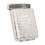 Retro Zigarettenetui 16 Stück 69x23x99mm Silber 1