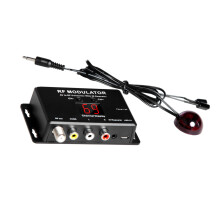 Kompakter RF-Modulator mit IR-Repeater, 104x68x24mm, 75Ω