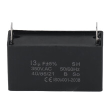 13 μF 60 50 40 mm 350 VAC Modell 40 85 21 Farbe: ABS