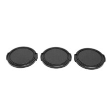 3 Stück 55 mm Objektivdeckel-Schnappverschluss für alle Kameras