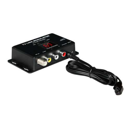 TM80 AV zu RF Modulator 75Ω UHF PAL/NTSC 471,25-885,25MHz 1