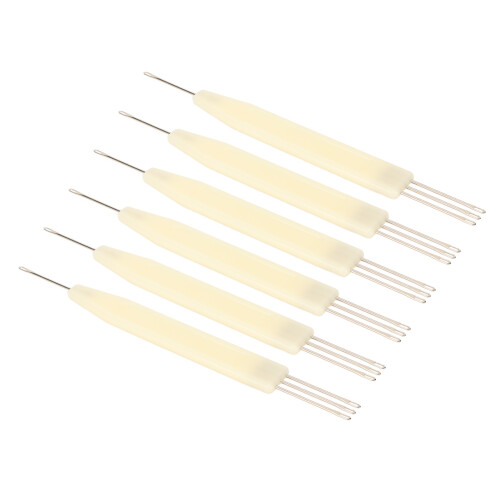 6 Stück Transfernadel 3,6 mm 1x3 SK270/272 Silber 1