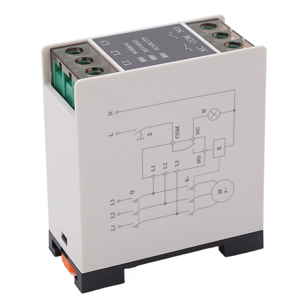 Ac Relay Pc Flame Retardant Rail Installation Phase Sequence Phase Loss Relay 220Â440Vac 3471319532860