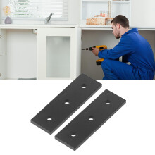 2 piezas de placa de unión de aluminio 4040, soporte de 3 orificios.
