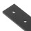 2 piezas de placa de unión de aluminio 4040, soporte de 3 orificios. 4