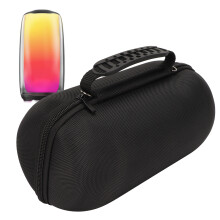 Bluetooth Speaker Hard Travel Case Dustproof Shakeproof Portable Speaker Hard Carrying Case with Strap for Pulse5 Black