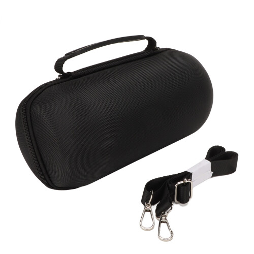 Bluetooth Speaker Hard Travel Case Dustproof Shakeproof Portable Speaker Hard Carrying Case with Strap for Pulse5 Black 1