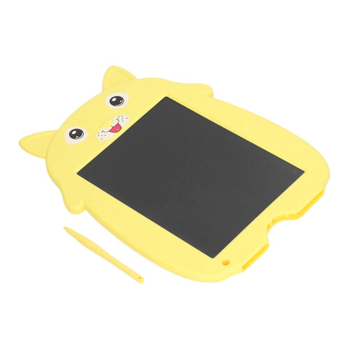 Welpenförmiges LCD-Tablet für Kinder, 140 mAh, Gelb 1