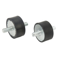 4PCS Engine Isolator Mount 3022071 Front and Rear Galvanized Iron and Rubber Replacement for Polaris Sportsman 335 400