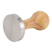 Coffee Tamper Multipurpose 304 Stainless Steel Flat Base Coffee Powder Bean Press Hammer for Coffee Making 51mm/2.01in
