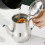 Edelstahl-Öler 250 ml Silber 10,5  7,3  6,8 cm 9